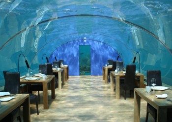 a restaurant under the water