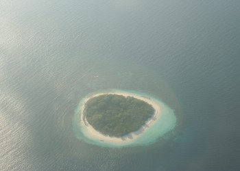 an island in the ocean