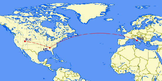 Our airplane routing
