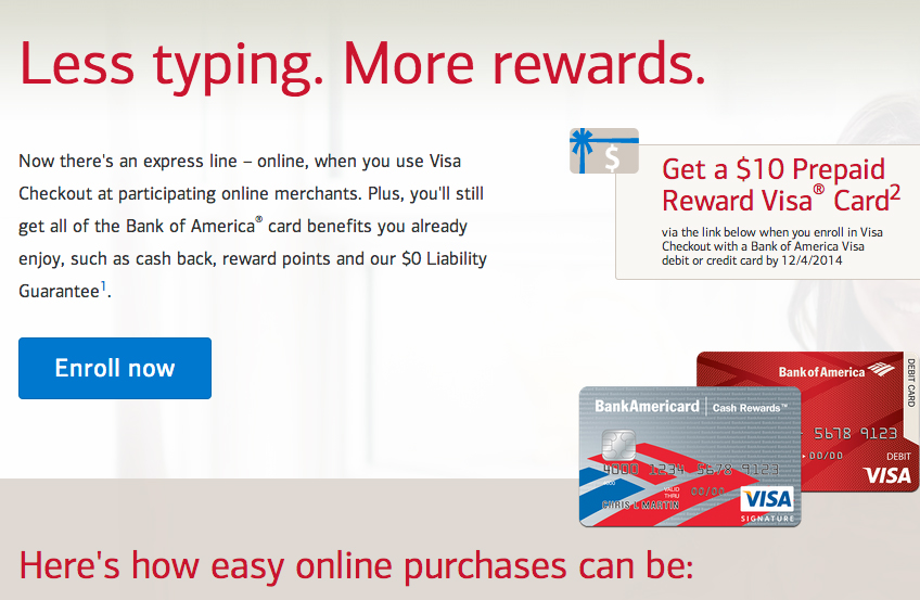 Free 10 For Bank Of America Credit Or Debit Card Holders Miles Quest