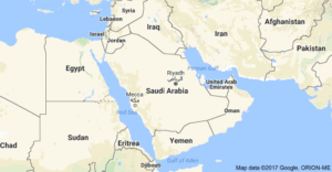 a map of the middle east