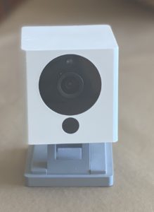 a white and black camera